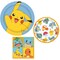 Pokemon Birthday Party Supplies Bundle w/ Pokemon Plates, Pokemon Cake Plates, & Pokemon Napkins - Serves 8